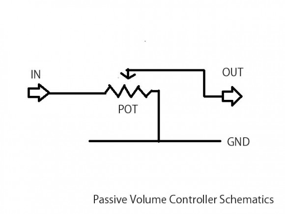 passive_volume_controller_schematics